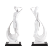 DIKER HOME Elegantna figura devojke, Bela