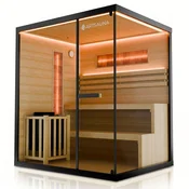 Homestar Sauna kabina Vantaa 175x140 cm črna