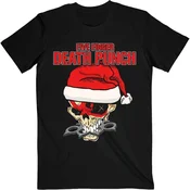 Five Finger Death Punch Majica Santa Knucklehead Unisex Black 2XL