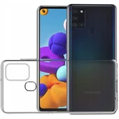shumee Tanek ovitek za Samsung Galaxy A21S, zadnja stran prozorna + steklo