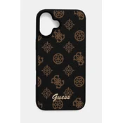 shumee Ovitek Guess Hardcase Peony Script MagSafe za iPhone 16 Plus