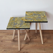 HANAH HOME Set 2 stočića 2Shp237 Yellow