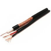 Gembird kabl-coax-rg59+2x0.75 bc/pvc/300m cctv bakarni koaksialni kabl sa napojnim kablom2x0,75mm black 300m