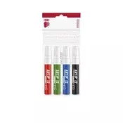 Set flomastera za flipchart, 1-4 mm, rezani, ICO Artip 12, 4 različite boje 9580002000