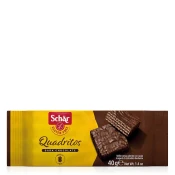 KAKAVOVI NAPOLITANKI, OBLITI S TEMNO ČOKOLADO BREZ GLUTENA – QUADRITOS, 40 g