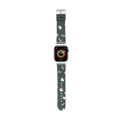 HELLO KITTY Hello Kitty Glave in pentlje - trak za Apple Watch 38/40/41 mm (črn)