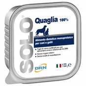 Solo Monoproteinska dieta za pse in mačke 100% prepelica 300g - Prepelica - Solo