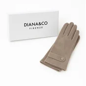 Rokavice LS COLLECTION Diana - bež, v darilni embalaži