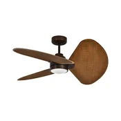 Lucci Air 51325649-LED Ventilator sa prigušiva SABLE 1xGX53/12W/230V CCT precnik 91,5 cm braon +daljinski upravljac
