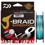 Pletena vrvica Daiwa J-Braid EXPEDITION X8 MC 0,06-0,28mm/150m