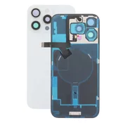 Apple iPhone 16 Pro Max - Stražnje staklo kucišta + staklo kamere + metalni okvir + Magsafe magnet (White Titanium)