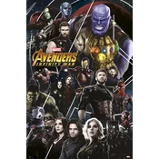 Marvel PLAKAT MAŠČEVALCI: VOJNA NESKONČNOSTI 2, (20837291)