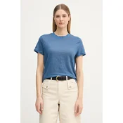 United Colors of Benetton kratka ženska majica lanena