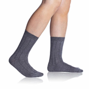 Bellinda BAMBOO CASUAL UNISEX SOCKS - Winter bamboo socks - gray highlights