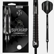 Pikado puščice HARROWS/SUPERGRIP Black Edition/s kovinsko konico