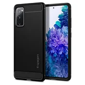 Spigen Ovitek Spigen Rugged Armor za Samsung Galaxy S20 FE - črna mat