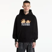 Mikina PLEASURES Dynamic Hoodie Black L