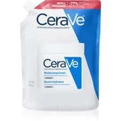 CeraVe Refill Moisturizing Cream vlažilna krema za obraz in telo za suho do zelo suho kožo nadomestno polnilo 454 g
