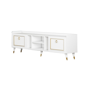 Hanah Home HANAH HOME Rudy v2 - White, Gold TV omarica, (20868500)