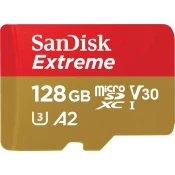 SanDisk Extreme microSDXC 128GB 190MB/s + adapter