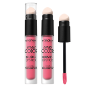 Deborah Easy Color Blush And Lipstick With Hyaluronic Acid 03 - Rebel Pink (4 ml)