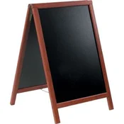 SECURIT Ulična črna kredna tabla Duplo, 55 x 85 cm