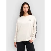 RVCA Dalas Skull Oversized ženska majica z dolgimi rokavi ceramic