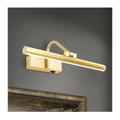 ORION Zlatna LED lampa za slike Sofia - 30 cm - Dnevni boravak/blagovaonica - Moderan - zlatno mat - Metal
