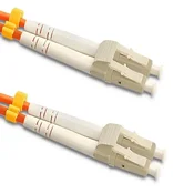 Qoltec optični patchcord LC/UPC - LC/UPC | večmodni | 50/125 | OM2 | dupleks | 20 m
