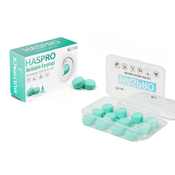 HASPRO 6P silikonski čepki za ušesa, mentol