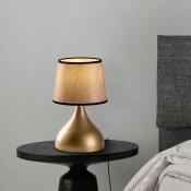 Opviq Stona lampa Gota-15476, Zlatno-bež