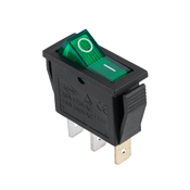 XTREME Rocker prekidac 230V zeleni 3pin PRK0007D