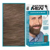 Just For Men Color Gel - hair degreaser for men in gel, 28g M30 | Light medium brown