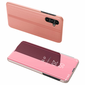 Etui/ovitek s prednjim steklom za  Samsung A34 5G, Rose Gold