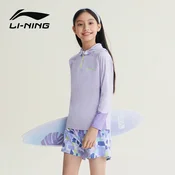 Li-Ning Dvodelni kupaci kostim za devojcice, Dugi rukav, Ljubicasti