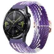 BStrap Elastic Nylon pašček za Huawei Watch GT2 42mm, grape