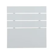 Hanah Home Uzglavlje za krevet Fuga 120, 120x3x100 cm, Belo