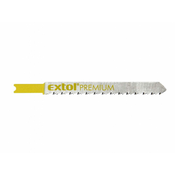 EXTOL listi za vbodno žago, 5 kosov, 75 x 2,5 mm, HCS 8805501