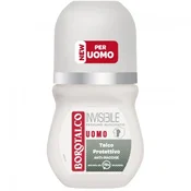 Borotalco Deodorant Men Roll-On Invisible Musky Perfume 50 Ml