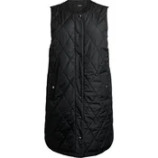Zizzi Brezrokavnik MSHANGHAI QUILT črna