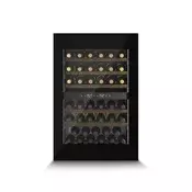 CASO WineDeluxe WD 41 črna vgradna vinska vitrina 120W