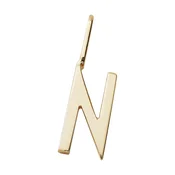 Pozlačeni srebrni obesek Design Letters