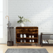 Ormaric za cipele boja hrasta 70 x 36 x 60 cm konstruirano drvo