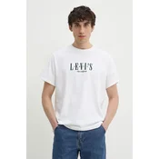 Pamucna majica Levis SS RELAXED FIT TEE boja: bijela, s aplikacijom, 16143