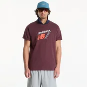 Majice New Balance Classic Tri-Logo T-shirt Cherry Leather L