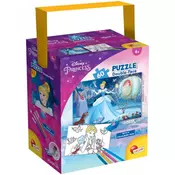 PUZZLE SLAGALICE 60PCS + 4 FLOMASTERA CINDERELLA LISCIANI