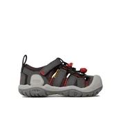 KEEN djecje sandale Knotch Creek magnet/red carpet 1026167/1026154, sive, 29