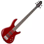 CORT ACTION BASS V PLUS Trans Red 5-strunska bas kitara