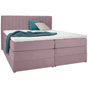 Premium Living Postelja Boxspring Simon, Rožnata, 180x200