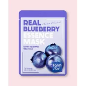 Farmstay Real Blueberry Essence Mask - 23 ml/1 kos